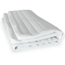 AM Qualitätsmatratzen Topper Bezug Komfort 90 x 200 cm weiß