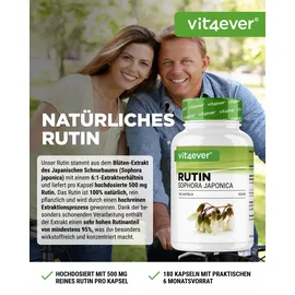 Vit4ever Rutin 500 mg Kapseln 180 St.