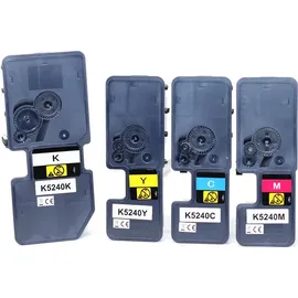 OBV Kompatibel zu Kyocera TK-5240 Schwarz/Cyan/Magenta/Gelb