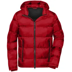 Winter-Steppjacke "JN1168" - L - red/black