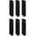 Nike Jordan Everyday Crew Socken 6er Pack Schwarz/Rot/Weiß M
