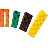 Edma Probox Von 245 Abstandskeilen Verzahnt - 60 Orange, 70 Grün, 75 Braun, 40 Gelb