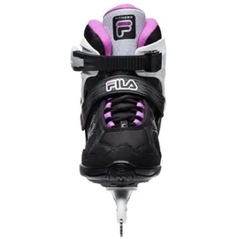 Fila Primo Ice Lady Freizeitschlittschuh Damen Eishockey Eislaufen Edelstahlkufe Starker H, schwarz/weiß/magenta, 41