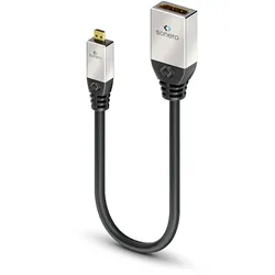 Sonero Micro HDMI auf HDMI Adapter Kabel 0,25m