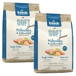 bosch Soft Junior Hühnchen & Süßkartoffel 2x2,5 kg