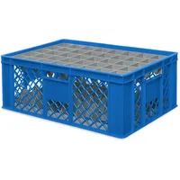 BRB-Lagertechnik BRB Gläserkiste 600x400 mm für 40 Gläser bis