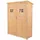 Outsunny Geräteschrank 1,28 x 0,50 x 1,64 m natur