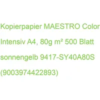 Mondi Maestro Color A4 80g sonnengelb 9417-SY40A80S
