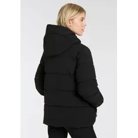 ICEPEAK Funktionsjacke "ADAMAN", Damen, Gr. 48, schwarz, Web, Obermaterial: 100% Polyester. Futter: 100% Polyester. Wattierung: 100% Polyester, sportlich, regular fit hüftlang, Langarm, Jacken, mit Reißverschluss