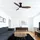 GLOBO Gale 107 cm Deckenventilator Schwarz