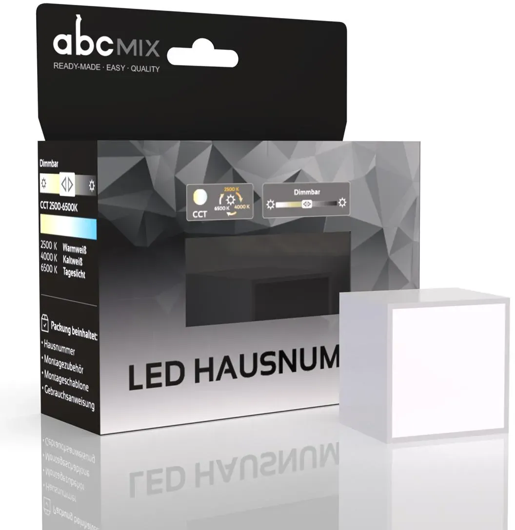 LED Hausnummer . Punkt CCT 12V 2700K/4000K/6500K