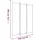 vidaXL 3-tlg. Paravent Schwarz 150x200 cm Stoff