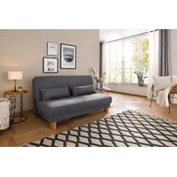 Home Affaire Schlafsofa »Gina«, 160x86x95 cm Chenille, grau