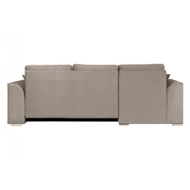 OTTO home Ecksofa OTTO HOME "BEATRICE optionale Schlafsofa mit Bettkasten, B/T/H: 265/170/86 cm", grau (taupe), B:265cm H:86cm T:170cm, 100% Polyester, Sofas, Ecksofa, L-Form, wahlweise auch mit Bettfunktion und Bettkasten