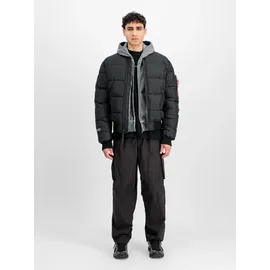 Alpha Industries MA-1 Logo schwarz L