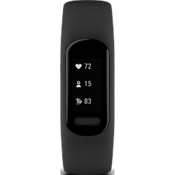 Garmin vivosmart vívosmart® 5 Silikon, Schwarz, L" 010-02645-14" - digital,schwarz - 19,5mm x 10,7mm