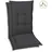 GO-DE Sesselauflage 50 x 108 x 5 cm grau 2 St.
