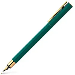 FABER-CASTELL Patronenfüller rainforest/gold M (mittel)
