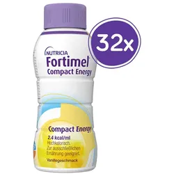 Fortimel Compact Energy Trinknahrung Vanille 8X4X300 ml Flüssigkeit