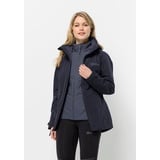 Jack Wolfskin 3-in-1-Funktionsjacke BERGLAND 3IN1 JKT W grau XL (46)