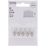 Star Trading Ersatz-Leuchtmittel - E5 12V - 1,2W - 5 Stück