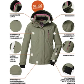 KILLTEC KSW 205 GRLS SKI JCKT Skijacke Grün 164