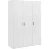 BASED Drehtürenschrank Joe 121 x 176 x 51 cm Weiß 
