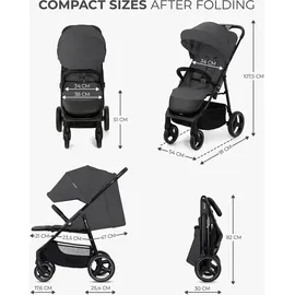 Kinderkraft Trig 3 Buggy, Granite Grey