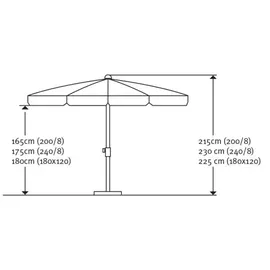 Schneider Ibiza 180 x 120 cm Grau