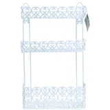 MSV Bad Regal "Agadir" Eckregal Duschregal - 3-Stöckig - 30x51x10,5cm Nostalgie