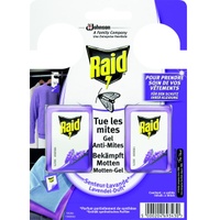 Raid® Motten-Gel Lavendel, Schützt Kleidung effektiv vor Motten, 1 Packung = 2 Stück