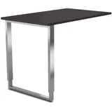Kerkmann Anbautisch höhenverstellbar Yukon anthrazit rechteckig 100,0 x 80,0 x 68,0 - 82,0 cm