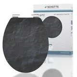 Schütte WC-Sitz BLACK Stone mit Absenkautomatik