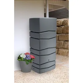 Prosperplast Aqua Tower Regenwasserbehälter 650 l grau