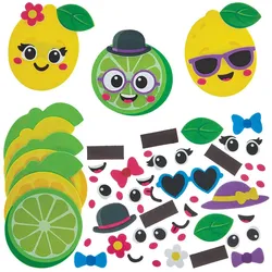 Deko Zitrone & Limette (pro Set 10)