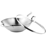 Gräwe Wokpfanne 28 cm, mit Glas-Deckel