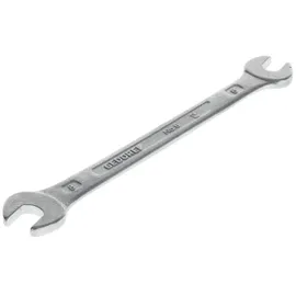 Gedore 6 6X8 Doppelmaulschlüssel x 8 mm, Hochwertiger Vanadium-Stahl, Blendfreie Optik, Nach DIN 3110, Silber