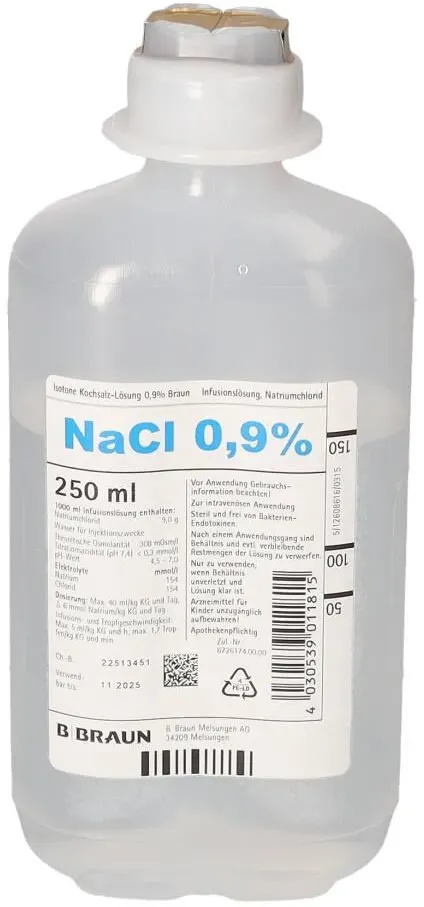 Isotone Kochsalzlösung 0,9% Braun Ecoflac Plus