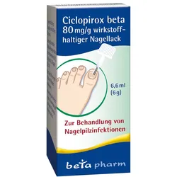 Ciclopirox beta 80 mg/g wirkstoffhalt.Na 6,6 ml