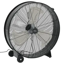 vidaXL Trommelventilator 77 cm Bodenventilator Schwarz