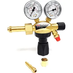 Druckminderer-Schutzgas Argon/CO2 GCE Basecontrol 200 bar - 30 Ltr./Min 0870293