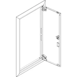 ABN GBRU14T Blendrahmen + Volltüre 1x4 für UP-Feldverteiler 1x4-reihig