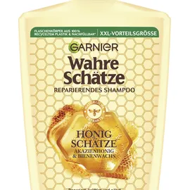 Garnier Wahre Schätze Reparierendes Shampoo Honig Schätze; XXL Format 1L, kräftigt und nährt strapaziertes und brüchiges Haar, 1000 ml