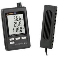 PCE Instruments PCE-AQD 10 Multi-Datenlogger Messgröße CO2, Luftfeuchtigkeit, Temperatur