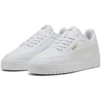 Puma Shuffle Downtown Sneaker Unisex, Weiß/Weißgold, 10.5