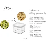 Rotho Lebensmittelbehälter LOFT 0,5 l 1-tlg. transparent