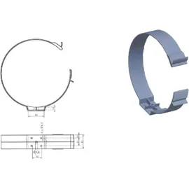 WOLF-Garten Wolf Befestigungsschelle DN 160