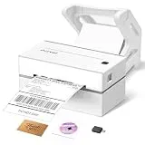 Arrvel Bluetooth Etikettendrucker mit Ständer, 4x6 Label Printer Thermodrucker für Versandetiketten, kabelloser Labeldrucker für Amazon DHL Etsy Shopify, iPhone Android Windows Mac