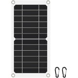 DEWIN Solar Ladegerät, 20W 5V Wasserdichtes Tragbares Solarpanel Ladegerät Solar Ladegerät für Außenbereich mit USB Ausgang für Camping Wandern Handy-Ladegerät