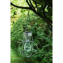 PROGARDEN Solar-Hängelampe Metall mit 10 LEDs